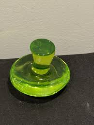 Viking Glass Uranium Lime Green 3.75” Wide Cap” x 2.5 ...