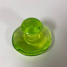 LOT 218K: Vintage Green Glass - Mushrooms, Turtle, Monkey ...