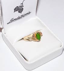 Black Hills Gold 10k 12k Marquise Lab Created Emerald Four ...