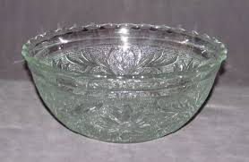 Anchor Hocking Glass SANDWICH Crystal Large Deep Mixing Bowl or Vegetable Bowl | eBay