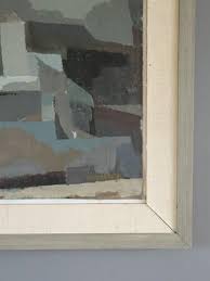 Urban Blocks, Oil Painting, Framed for sale at Pamono