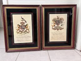 Bombay Company Framed Royal Crest Reproductions | eBay