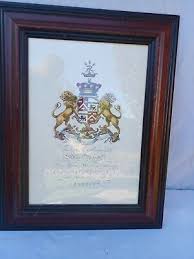27 x 21 Vintage British Coats of Arms Wall Decorative Frame ...