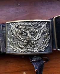 1880-1900 US Military Sword Belt & Buckle Spanish American ...