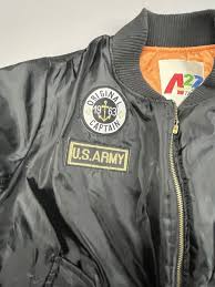 A2Z Trend Satin Airborne Bomber Jacket US Army Boys 13 ...