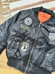 VINTAGE AVANT GARDR CROPPED Y2K BOMBER