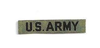 1:6 scale “Rambo: First Blood” US ARMY Strip Patch | ONE SIXTH SCALE KING!