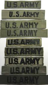 U.S. Army" Shirt Tapes Collection - ARMY AND USAAF - U.S. Militaria Forum