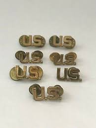 Lot of 7 US Army Air Force Lapel Pins U.S. Brass Pins | eBay