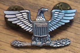 USAF 1/20 Silver Filled Colonel Pin Right Facing Eagle D22 ...