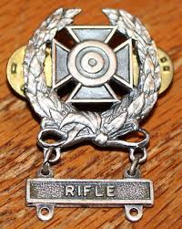 Vintage G23 EXPERT SHERPSHOOTER with G-GI RIFLE BAR MILITARY BADGE J1 | eBay