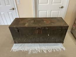 World War II US Army Military M6 Steel Chest Storage Case ...