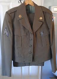 VINTAGE US Army Uniform, Ike Jacket 38R, Trousers 31×31, Mint Condition. | eBay