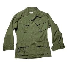Vintage 1970s Vietnam War US Army Jungle Fatigue Jacket ...