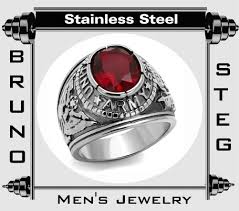 Stainless Steel Us Army Rings - Etsy