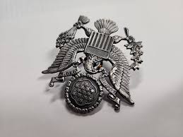 Vintage USAF Air Force Officer Hat Cap Badge Military Insignia Pin Screw Back | eBay