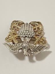 WWII Sterling 1/20 10k Gold Filled US Navy Officer Eagle Insignia Badge Pin | eBay