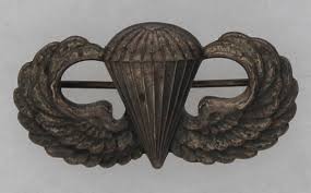WWII VINTAGE, BASIC AIRBORNE WINGS, PARATROOPER, GEMSCO ...