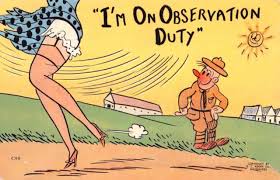 RISQUE 1903 POSTCARD: Soldier & Woman in Guard Booth, Dog Makes Friend Too-Litho $12.99 - PicClick