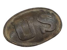 EXCAVATED FEDERAL U.S. BELT PLATE WITH PUPPY PAW HOOKS – 1st ...