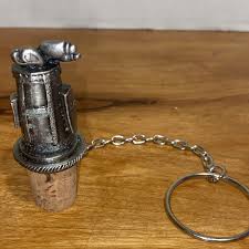 Set Of Vintage Metal Kid Golfer Golf Bag Wine Stopper Bottle ...