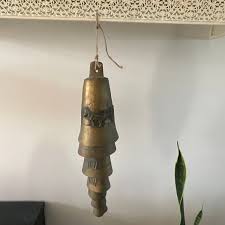 Eight-tier Cascading Bedouin Brass Etched Graduated Hanging ...