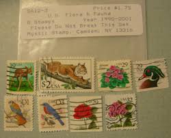 U.S. Commemorative Stamps-8 Used Stamps of US Flora ...