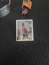 Heroes USA First Class Stamp Commemorative Pin Lot 911 Ground Zero Firemen Flag | eBay
