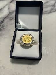 1915 Indian Head $2 1/2Coin 14K Yellow Gold Men's Ring | eBay