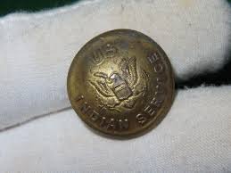 Sold at Auction: US Military Indian Service Button Indian Artifact Arrowhead
