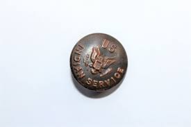 Antique Button US Indian Service Joseph N Snellenburg Philadelphia
