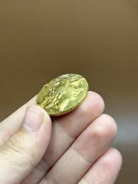 Very Old Ancient Greek Tetradrachm Gold Plated Coin With Two ...