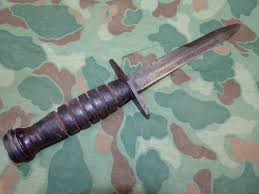 Original WW2 US Army Converted Carbine Bayonet Fighting ...