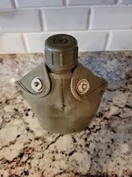 Vintage 1969 Military U.S. ARMY Plastic Canteen W/ Insulated Sleeve #11 | eBay