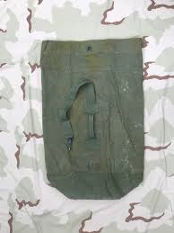US Military Duffel Bag Cotton Canvas DSA 100 NSN 8465-265-4928