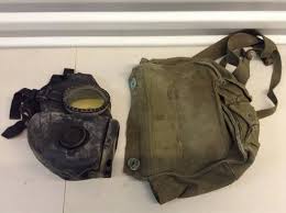 Us Military Gas Mask And Carrying Case