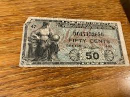 Military Payment Certificate 50 Cents. Series 481 | eBay