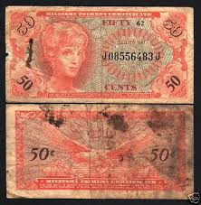 $50 Ungraded US Military Payment Certificates for sale | eBay