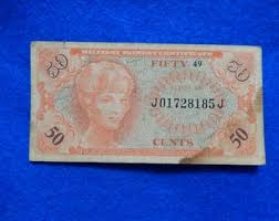 1948 Military Payment Certificate (MPC), Series 481, 10 Cents, Vintage Collectible Note - Etsy