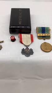 Japanese War Medal 3set kunhachito TouyouSilver Abbreviation ...