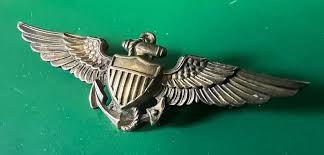 US NAVAL AVIATOR'S OVERSEAS CAP WING- PIN BACK BALFOUR | eBay