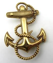 VINTAGE YELLOW GOLD Filled US Navy Department Safety Award Pin $21.20 - PicClick