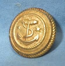 VINTAGE NAVY ANCHOR & TWO STARS BUTTON S. APPEL & CO NEW ...