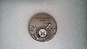 CHALLENGE COIN U.S. NAVY QUARTERMASTER CHRISTOPHER WALLS | eBay
