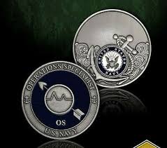 NAVY OPERATIONS SPECIALIST OS ENGRAVABLE 1.75" CHALLENGE COIN | eBay