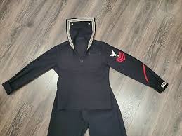 Vintage WW2 WWII Wool Dress Blues Uniform Jumper Naval ...