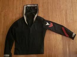 Vintage US Navy Wool Cracker Jack Sailor Uniform Shirt Top ...
