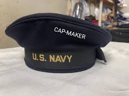 WW2 U.S. Navy (USN) Navy Blue Wool Named Donald Duck Hat w ...