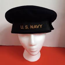 Vintage Wartime U.S. NAVY Beret Uniform Hat. Great... | Depop