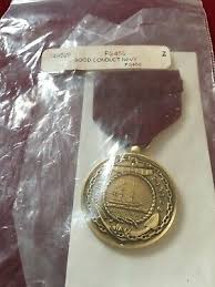GENUINE U.S. FULL SIZE MEDAL: GOOD CONDUCT NAVY | eBay